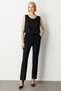 Low Waist Pipe Leg Trousers - 4