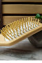 Bamboo Tipped Brush Wooden Comb Large Size - 3