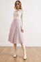 Women's Lilac Waistband Thessaloniki Bell Skirt Etk-19000297