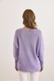 Women's Lilac Sleeve Detailed Honeycomb Knit Sweater Kzk-19000399 - 2
