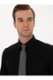Black Slim Fit 100% Cotton Classic Shirt 50318179-Vr046 - 2