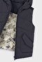 Boy's 4-9 Years Old Double-Sided Hooded Vest Anthracite - 4