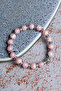 Rodochrosite & Hematite Bracelet with Silver Apparatus - 4