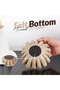 Marble Ruffle Bowl 6" | Handmade Travertine Decor | Scalloped Key Bowl for Entryway & Coffee Table - 7