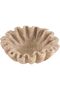 Marble Ruffle Bowl 6" | Handmade Travertine Decor | Scalloped Key Bowl for Entryway & Coffee Table - 2