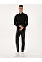 Black Line Printed Slim Fit Long Sleeve Shirt 50311110-Vr046 - 4