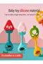 - Baby Fruit Teether w/ Rattle - Watermelon - 3