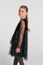 She&She Brand 4-12 Years Old Girls' Black Long Sleeve Cotton Lining Dress - 2
