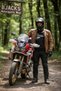 Honda Africa Twin 1000L Printed Premium Black T-Shirt - 3