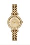 Dk.1.Ag1411.05 Stone Design Steel Band Steel Case 5 Atm Water Resistant Gold Color Kadı