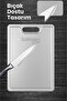 2-Piece Cutting Board Steel Cutting Board Stainless Steel Cutting Board - 2