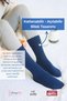 Women's Colorful Winter Thick Wool 3 Pair Socks Set - Foldable Opening Ankle Design, Standard Size - 2