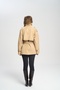 Tyra Camel Belted Short Trench Coat - 5