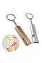 SOS Emergency Survival Whistle Aluminum Whistle Keychain Camping Hiking Accessory Tools - 4