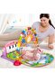 - Baby Play Gym Piano Mat Activity Center Toys - Pink - 4