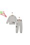 Atabay 185-10-25 Boy Baby Set My Li̇fe Printed 6/18 Months - 2