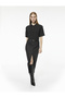 Buttoned Short Sleeve Polo Neck Knitwear Sweater
