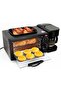 3-in-1 Breakfast Station Includes Coffee Maker Non-Stick Griddle Toaster Oven
