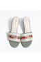 Erica Handcrafted Embroidered Ribbon comfort Heels Handcrafted Elegance & Trendy Style - 3