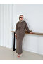 Knitwear Dress (with Lining) Detailed with Hole Pattern - 2