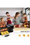 3-in-1 Breakfast Station Includes Coffee Maker Non-Stick Griddle Toaster Oven - 3
