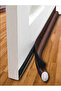 New Generation Lux under Door Velcro Anti-Wind Sponge 90 cm Brown 2 Pieces