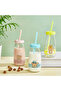 Drinking Cup Qlux Bpa-Free Cup with Straw Baby Kids Cup with Straw C-00521 - 2