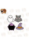 Halloween Mold Set |   Halloween Set # 2-2 – Cookies, Dough, and Clay Compatible - 2