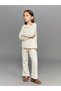 Özmarka New Season Elastic Waist Printed Girls' Leggings Pants 2-Piece Set - 2
