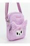 Peak New Season Kuromi Printed Girl's Plush Shoulder Bag - 6