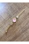 Zircon Stone Detailed Women's Wristwatch Vintage - 2