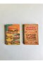 مجموعة دفاتر كرافت A6 مكونة من قطعتين بدون خطوط ذات طابع الهامبرغر - 4