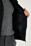 Normal Fit Feather Detailed Collar Zippered Cashmere Coat Men's Coat 5840025 - 6