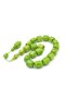 Vefa Master Signed Capsule Cut Green Crimped Amber Efe Mascot Prayer Beads - 3