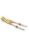 Master Craftsmanship Moon Star Design Bullet Cage Zaza Prayer Beads - 4