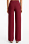 Modal Fabric Striped Palazzo Women's Trousers 3100 - 2