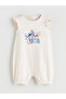 Angel & Stitch Printed Baby Girl Jumpsuit