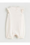 Angel & Stitch Printed Baby Girl Jumpsuit - 3