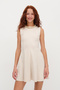 Suede Mini Dress E17545 - 4