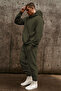 Unisex 3-Thread Fleece Oversized Tracksuit Set – Hooded Sweatshirt & Jogger Bottom – S/M/L/Xl - 2