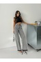 WOMEN'S BLACK DOUBLE BRIDGE HEM DETAIL DENIM JEANS