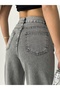 WOMEN'S BLACK DOUBLE BRIDGE HEM DETAIL DENIM JEANS - 4