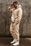 Unisex 3-Thread Fleece Oversized Tracksuit Set – Hooded Sweatshirt & Jogger Bottom – S/M/L/Xl - 2