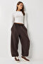 Shardonlu Knitted Barrel Fit Sweatpants Lub0251 Brown