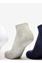 Textured Ankle Length Cushioned Socks - Set of 3 - 2