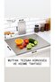 Stainless Steel Set of 2 Counter Protector 40X50Cm and Cutting Board 24X34 cm - 2