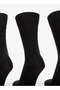 Solid Crew Length Socks - Set of 3 - 2