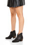 Women's Western Cowboy Short Boots & Booties 5118 Black Leather