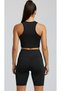 Women's Sports Short Shorts and Bustier Set High Waist Comfortable Stretchy Lycra Fitness Pilates Yoga Set - 4
