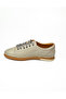 160 Gray Leather Women's Casual Shoes - 3